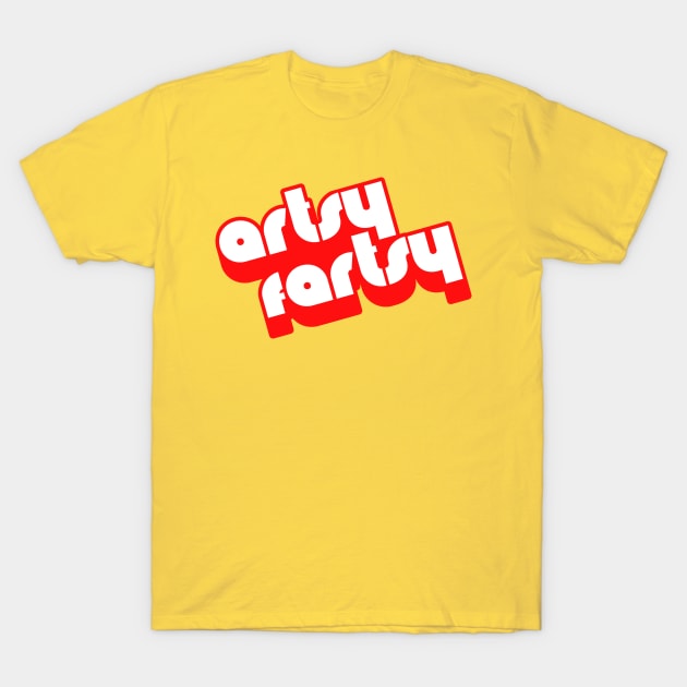 Artsy Fartsy ))(( Art Artist Graphic Designer Design T-Shirt by darklordpug